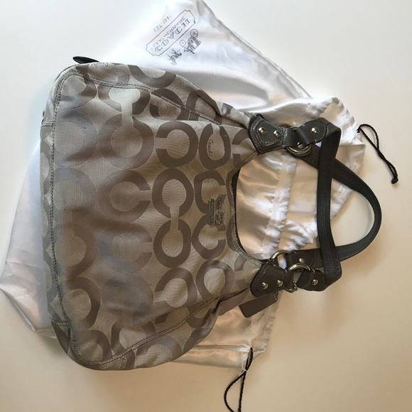 VINTAGE, BEIGE COACH BAG, GREAT CONDITION - Picture 4 of 6